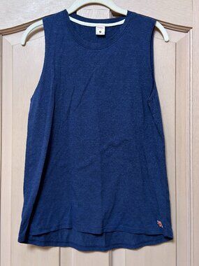 Homage Blue Muscle Tank Women's Size Small NWOT | Soft Graphic Style Athleisure